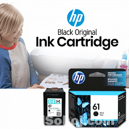HP 61 Black Original Ink Cartridge (CH561WA)